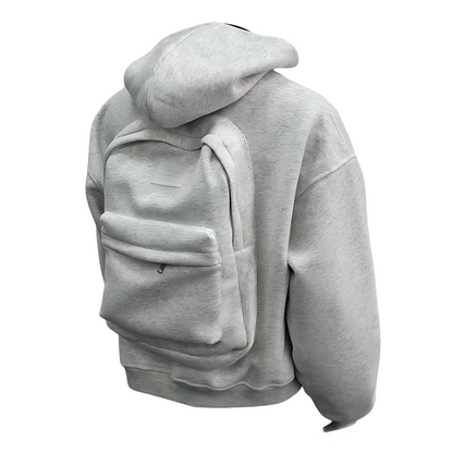 Hoodie with Integrated Backpack