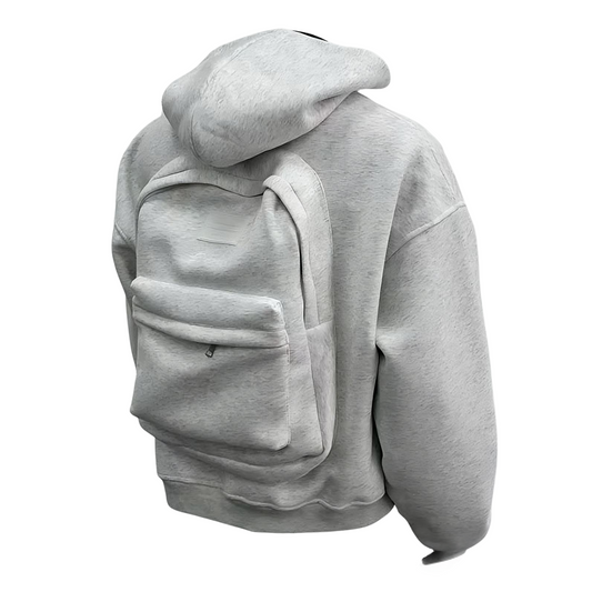 Hoodie with Integrated Backpack