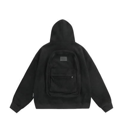 Hoodie with Integrated Backpack